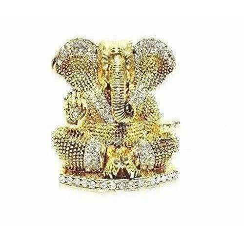Diamond Stone Studded Ganesh Idol - Grab2buy