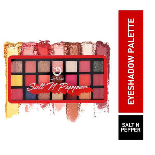 Matt Look Ultra Professional Eyeshadow Palette - Salt N Pepper