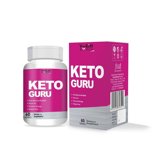 Vokin Biotech Keto Guru Tablets for weight loss | Fat Burner Supplement Grab2Buy Vokin Biotech Grab2Buy