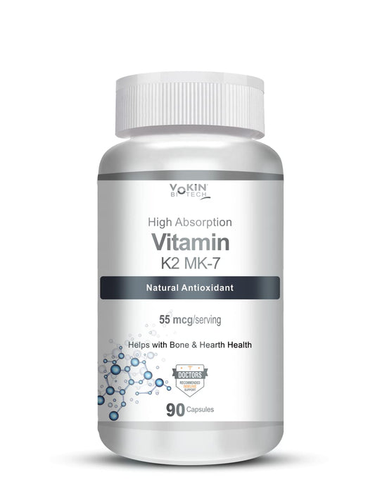 Vokin Biotech Vitamin K2 MK-7- Support Bone & Heart Health - 55mc Capsules Grab2Buy Vokin Biotech Grab2Buy