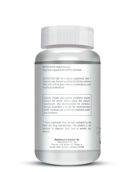 Vokin Biotech Hyaluronic Acid - Support Joint & Connective Tissues – 100mg Grab2Buy Vokin Biotech Grab2Buy