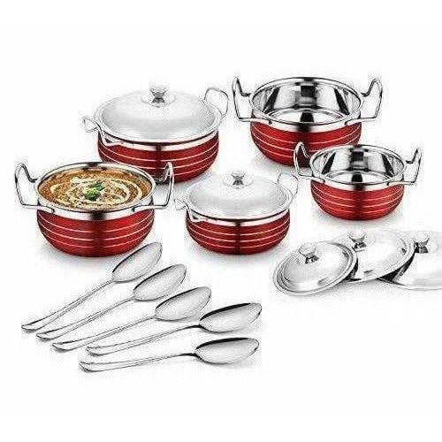 Stainless Steel Handi Copper Set (10-Pieces) - Grab2buy