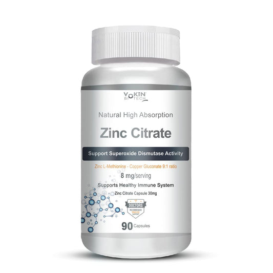 Vokin Biotech Zinc Citrate Supports Healthy Immune system Capsules Grab2Buy Vokin Biotech Grab2Buy