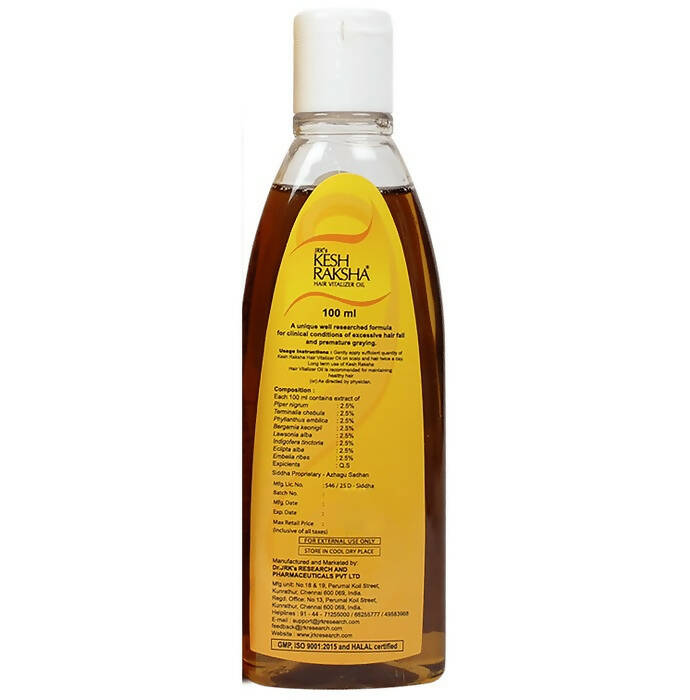 Dr. Jrk's Kesh Raksha Hair Vitalizer Oil - Grab2buy