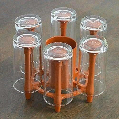 Plastic Glass and Spoon Holder - Grab2buy