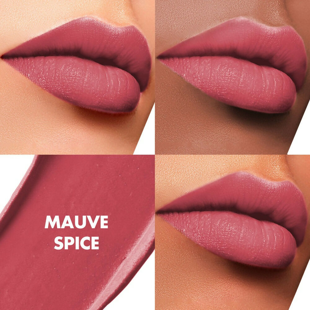 Lakme Cushion Matte Lipstick - Mauve Spice - Grab2buy