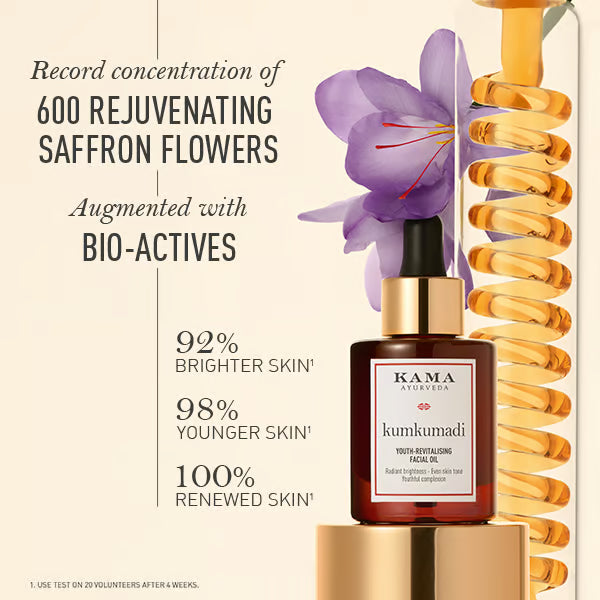 Kama Ayurveda Kumkumadi Youth-Revistalising Facial Oil - Distacart