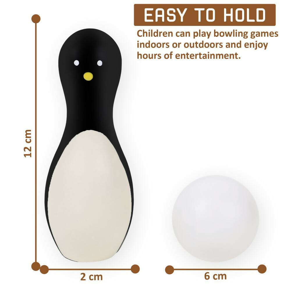 Matoyi Wooden Penguin Bowling Set For Kids - Grab2buy