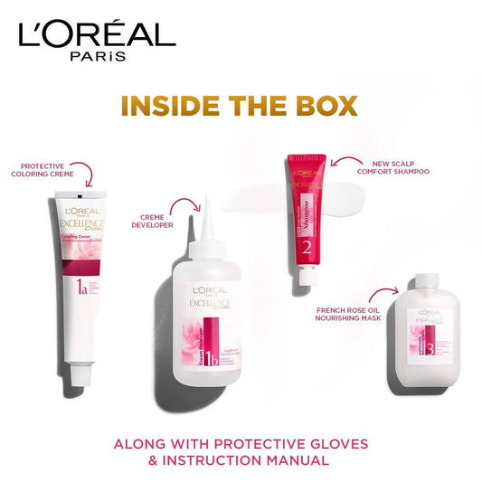 LOreal Paris Excellence Creme Hair Color - 3 Dark Brown Grab2Buy L'Oreal Paris Grab2Buy