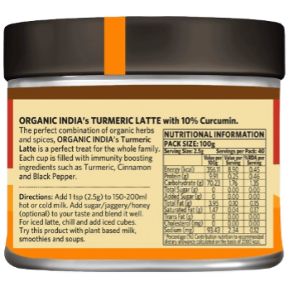 Organic India Turmeric Latte Instant Premix - Grab2buy