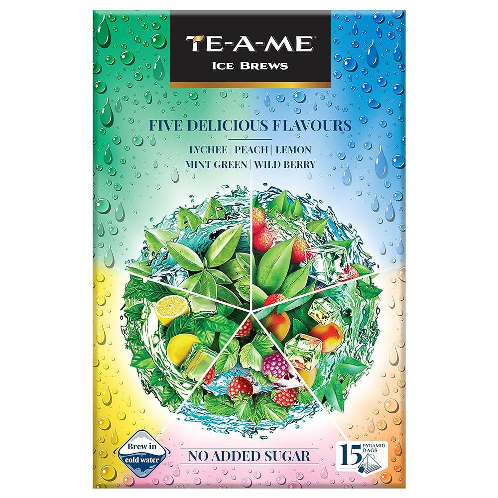 TE-A-ME Assorted Ice Infusion Tea Bags, 5 Delicious Flavor - Grab2buy
