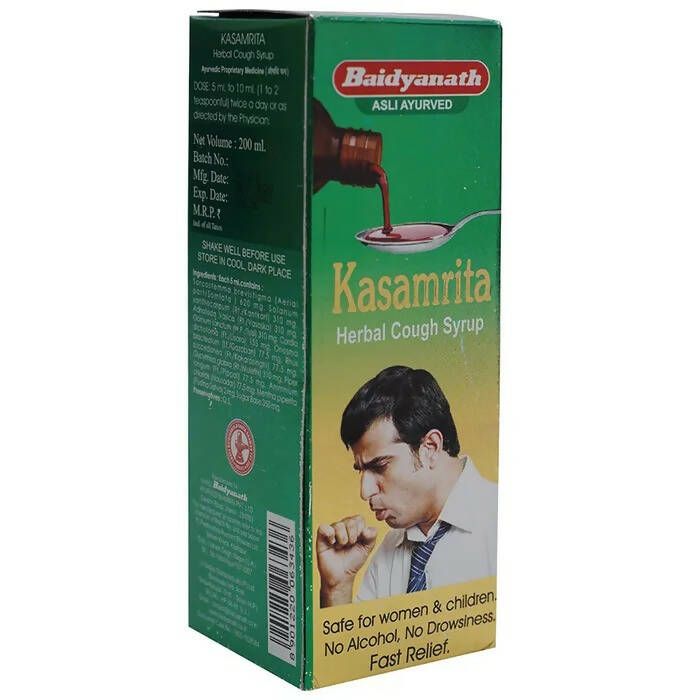 Baidyanath Jhansi Kasamrita Herbal Cough Syrup - Grab2buy