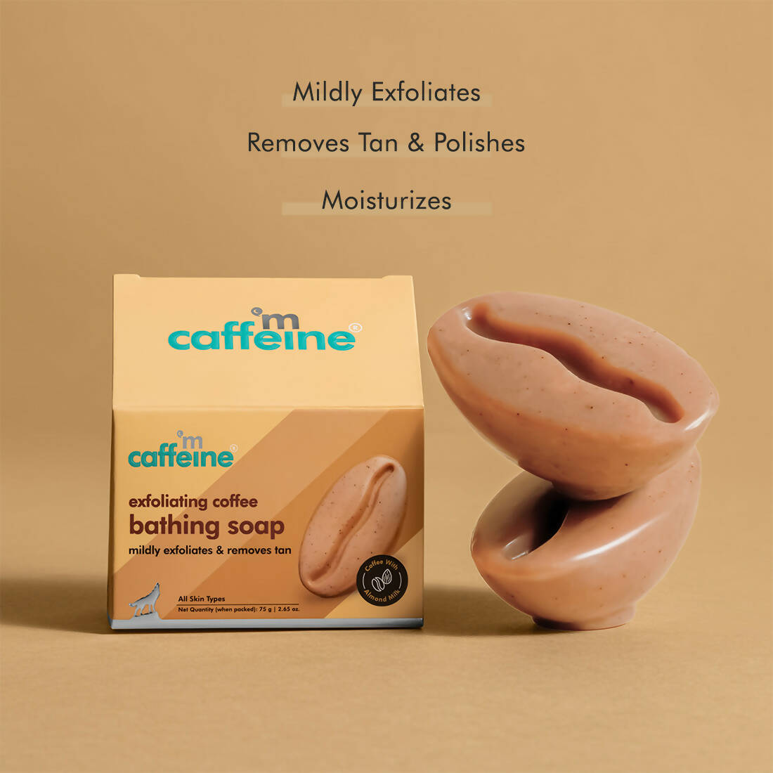 mCaffeine Exfoliating Coffee Bathing Bar - Distacart