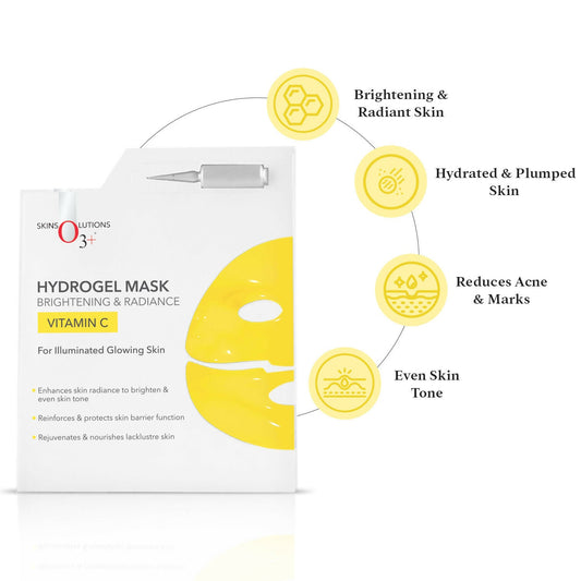 Professional O3+ Vitamin C Hydrogel Facial Mask For Radiant & Glowing Skin Grab2Buy Professional O3+ Grab2Buy