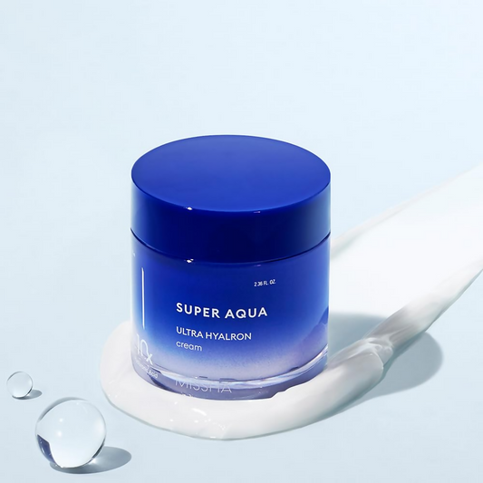 Missha Super Aqua Ultra Hyalron Cream For Intense Hydration And Skin Barrier Support Grab2Buy Missha Grab2Buy