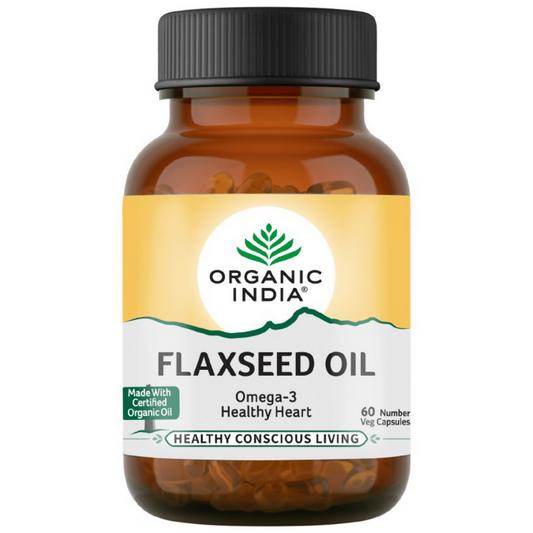 Organic India Flaxseed Oil Capsules - Grab2buy