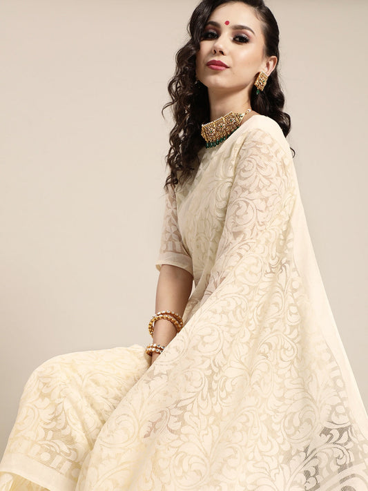 Saree Mall Ethnic Motifs with Sleek border Saree For Women