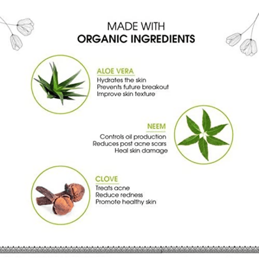 Ayouthveda Anti Acne Face Serum Sheet Mask - Grab2buy