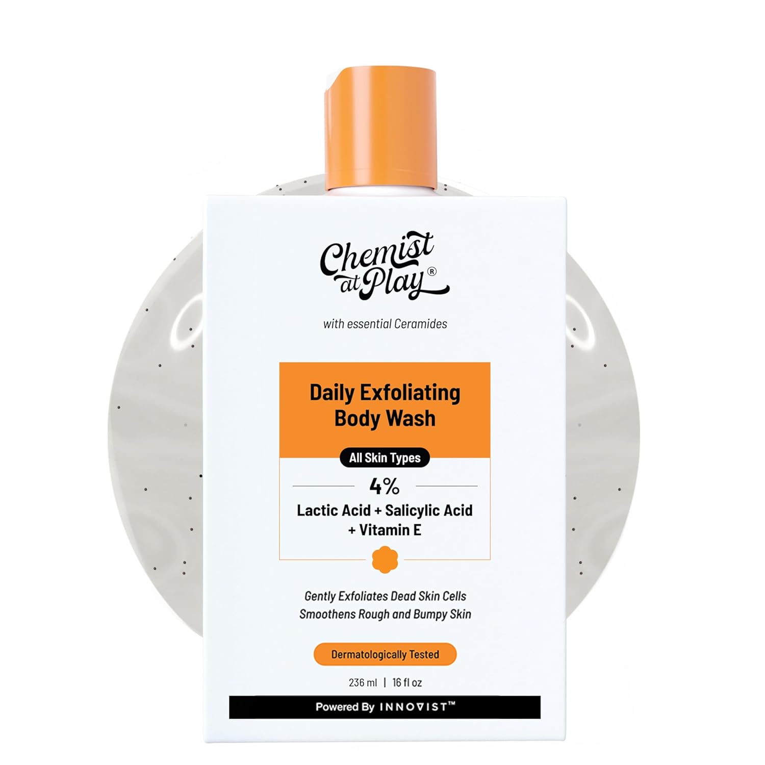 Chemist At Play Exfoliating Body Wash, 4% (Salicylic Acid, Vitamin E and Lactic Acid) - Grab2buy