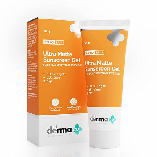 The Derma Co Ultra Matte Sunscreen Gel for Broad Spectrum Protection Grab2Buy The Derma Co Grab2Buy