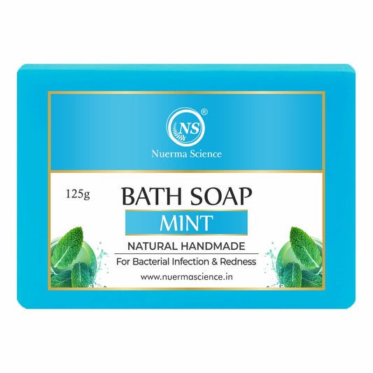 Nuerma Science Mint Bath Soap | For Bacterial Infection & Redness | Swadesiicart
