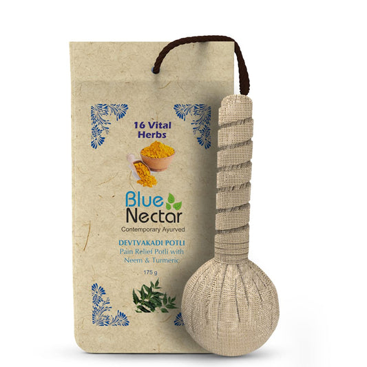 Blue Nectar devtvakadi Potli Pain Relief with Neem & Turmeric Grab2Buy Blue Nectar Grab2Buy