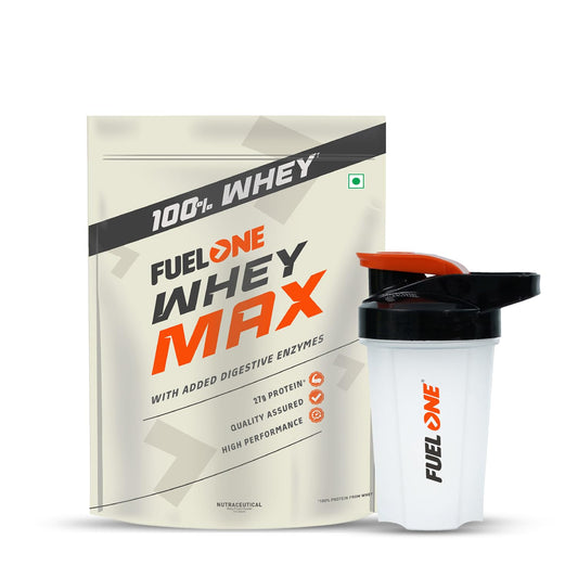 FUELONE Whey Max - Chocolate, with Shaker