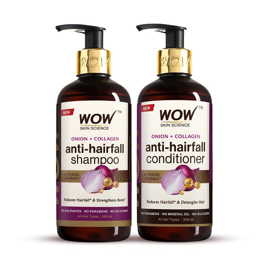 Wow Skin Science Red Onion Black Seed Oil Shampoo & Conditioner Combo Grab2Buy Wow Skin Science Grab2Buy