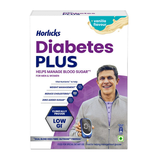 Horlicks Diabetes Plus - Sugar Free Protein Powder, Diabetic Nutrition Drink | Grab2Buy