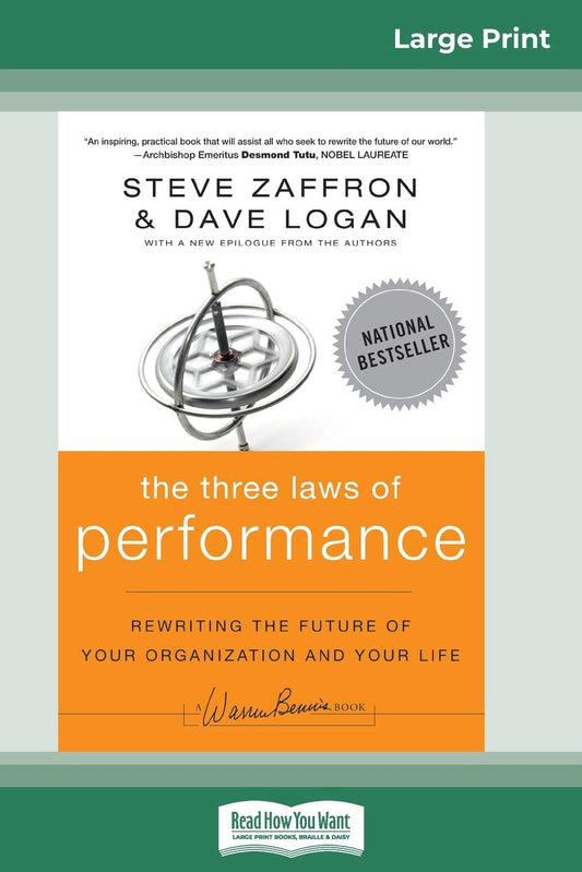 The Three Laws Of Performance: Rewriting The Future Of Your Organization And Your Life (J-B Warren Bennis Series) (16Pt Large Print Edition) Grab2Buy Generic Grab2Buy