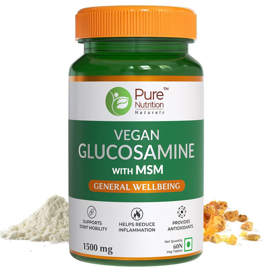 Pure Nutrition Vegan Glucosamine with MSM Veg Tablets | Grab2Buy