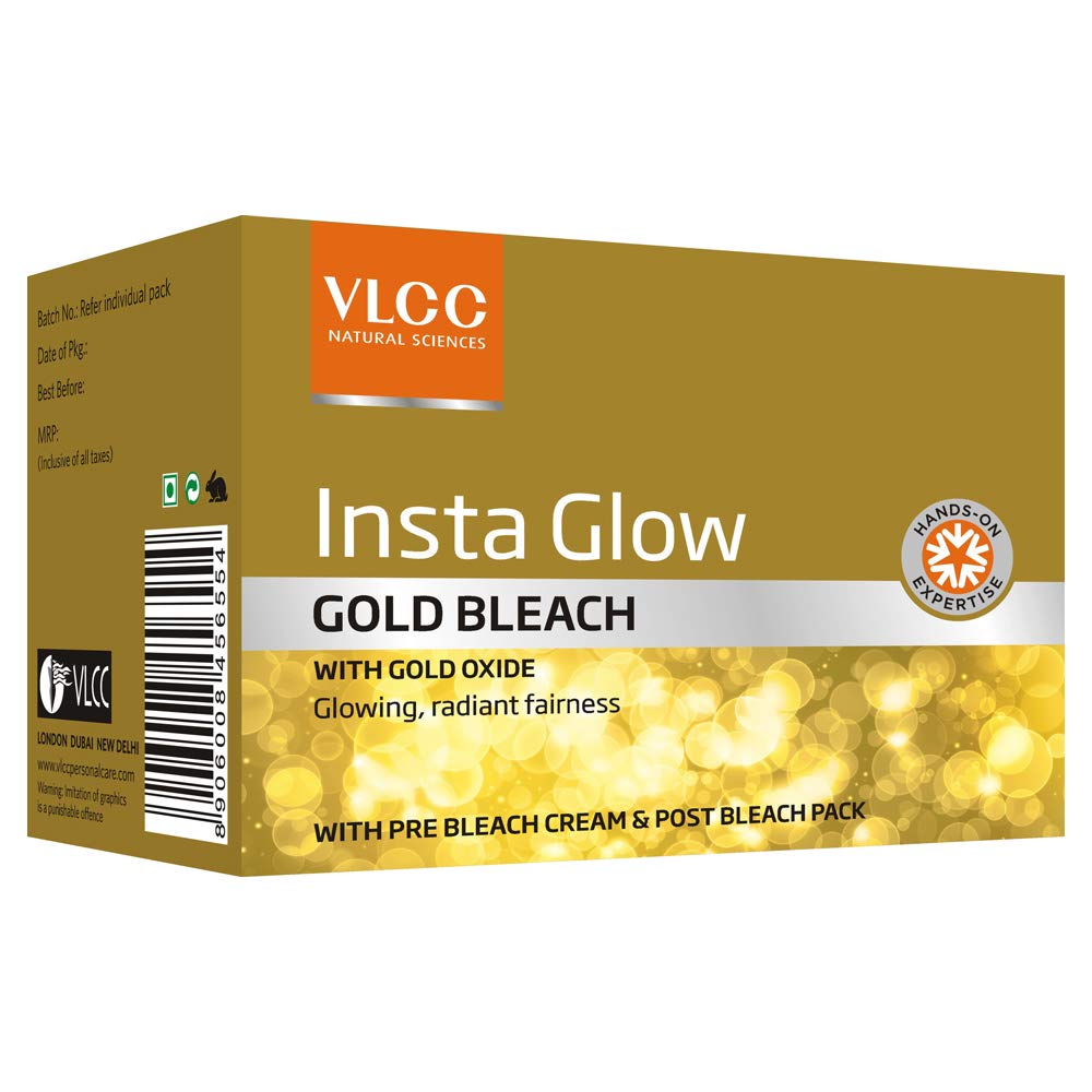 VLCC Insta Glow Gold Bleach - Grab2buy
