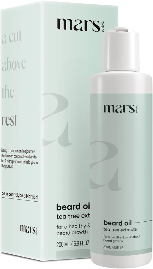 Mars By GHC Beard Growth Oil with Onion, Bhringraj, Tea Tree Oil