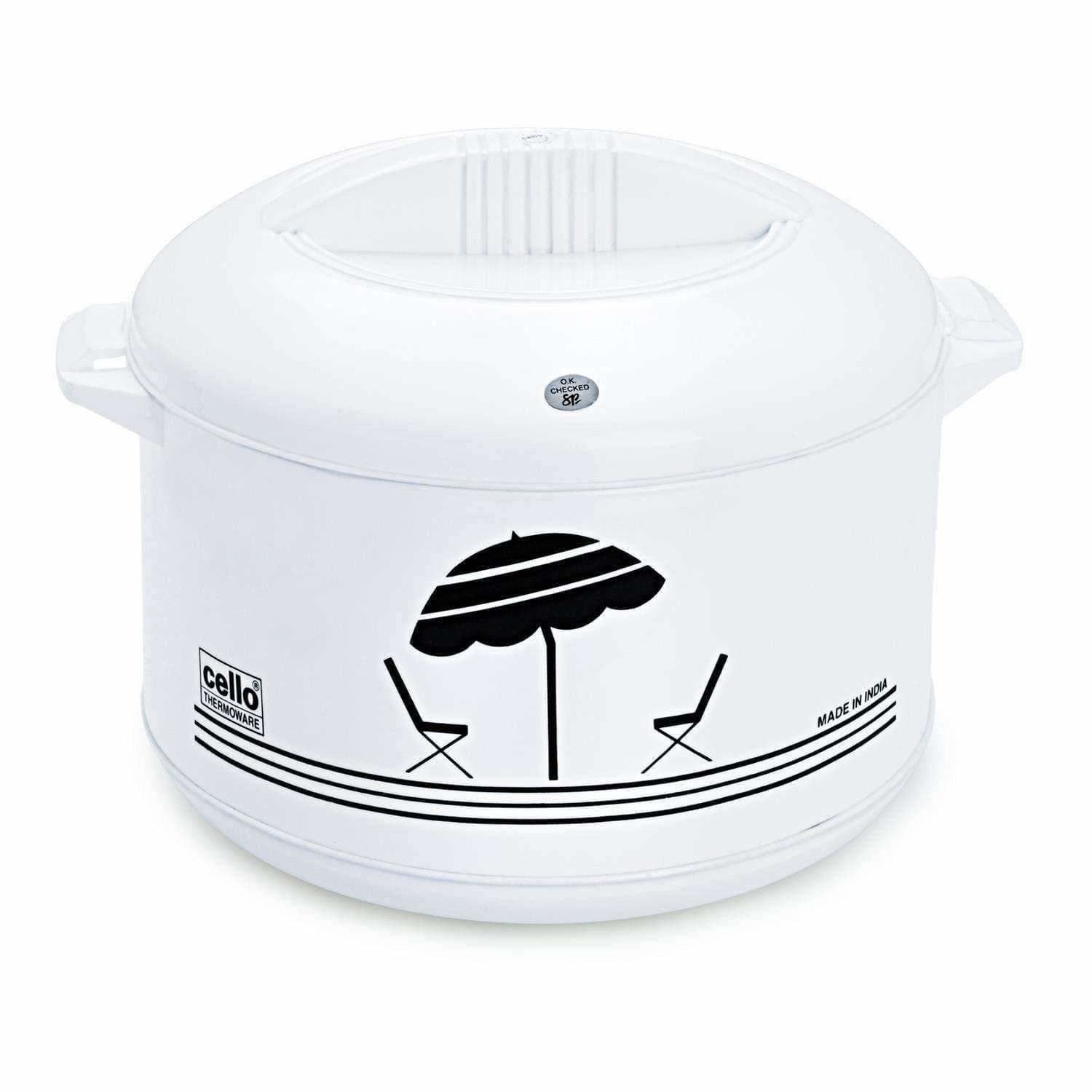 Casserole - 2.5 Liters, White - Grab2buy