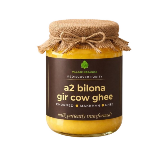 Village-Organica A2 Gir Cow Ghee,Traditional Bilona Method Grab2Buy Village-Organica Grab2Buy