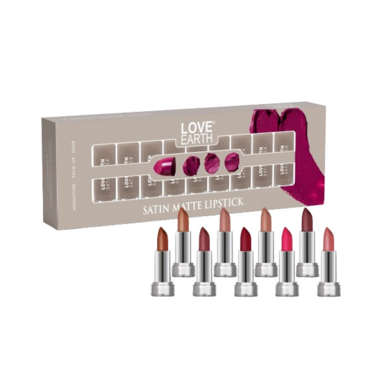 Love Earth Satin Matte Finish Lipstick Combo Kit Grab2Buy Love Earth Grab2Buy