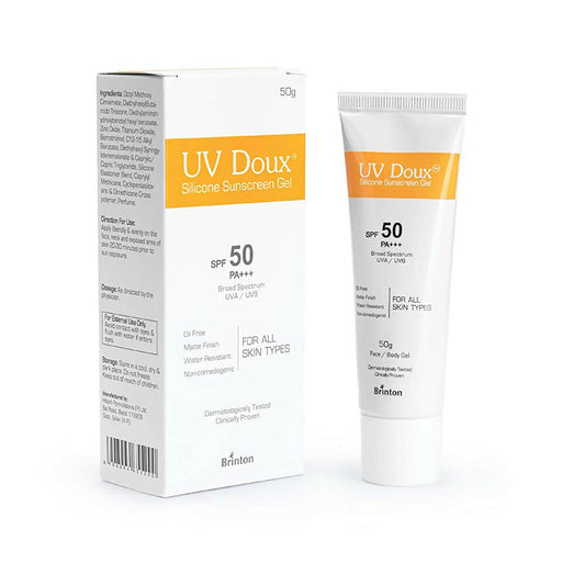 Brinton UV Doux Silicone Sunscreen Gel For Face & Body with SPF 50 PA+++ | Grab2Buy