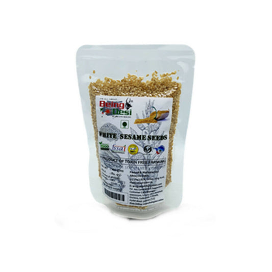 Being Desi White Sesame Seeds - Grab2buy