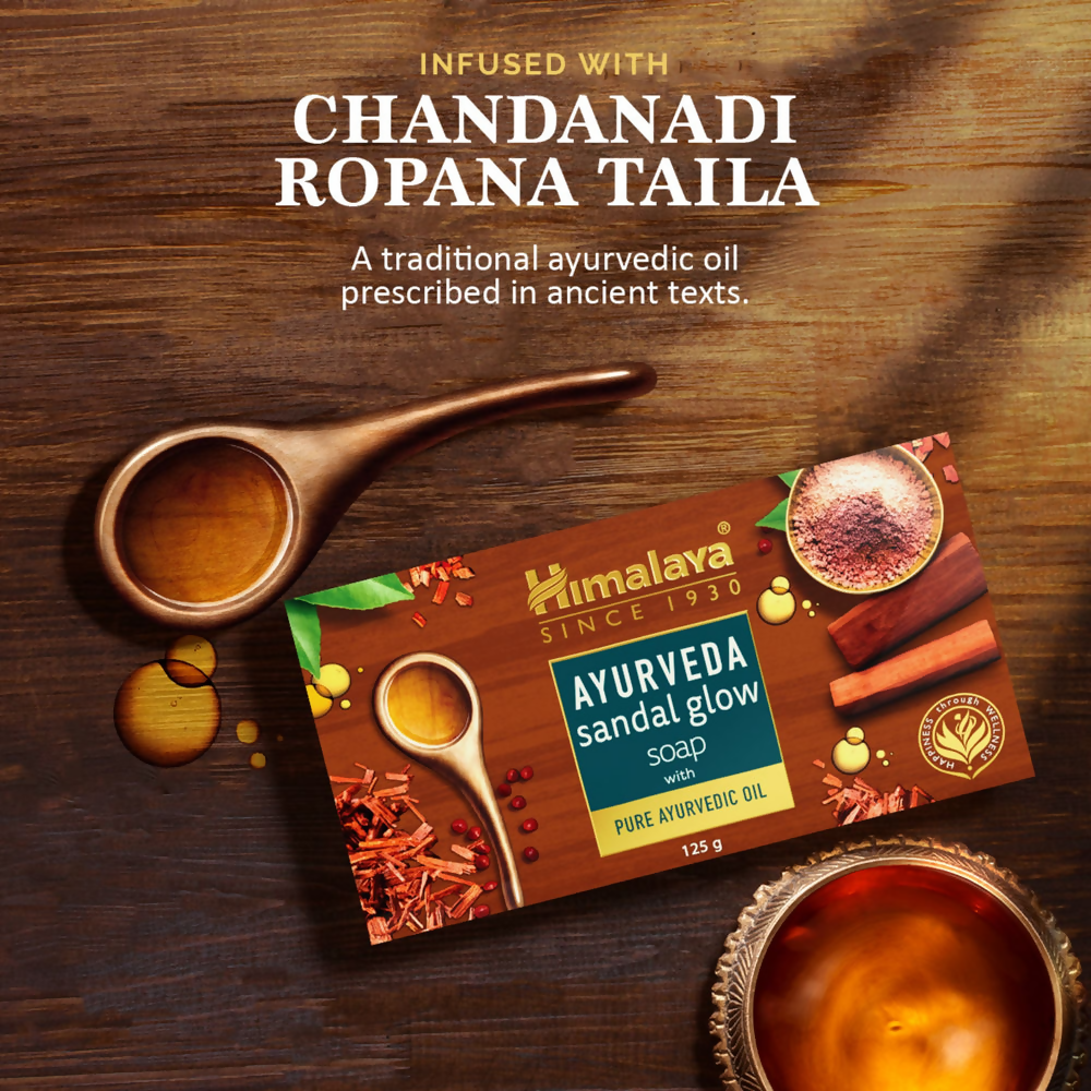 Himalaya Herbals Ayurveda Sandal Glow Soap - Grab2buy