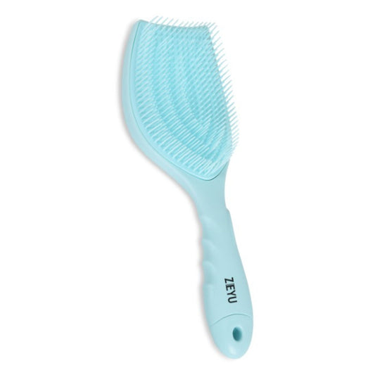 ZEYU Detangler Hairbrush with Removable Cleaning Brush - Blue Grab2Buy ZEYU Grab2Buy