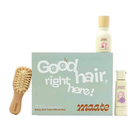 Maate Baby Hair Care Ritual Box | Baby Hair Care Kit - Grab2buy