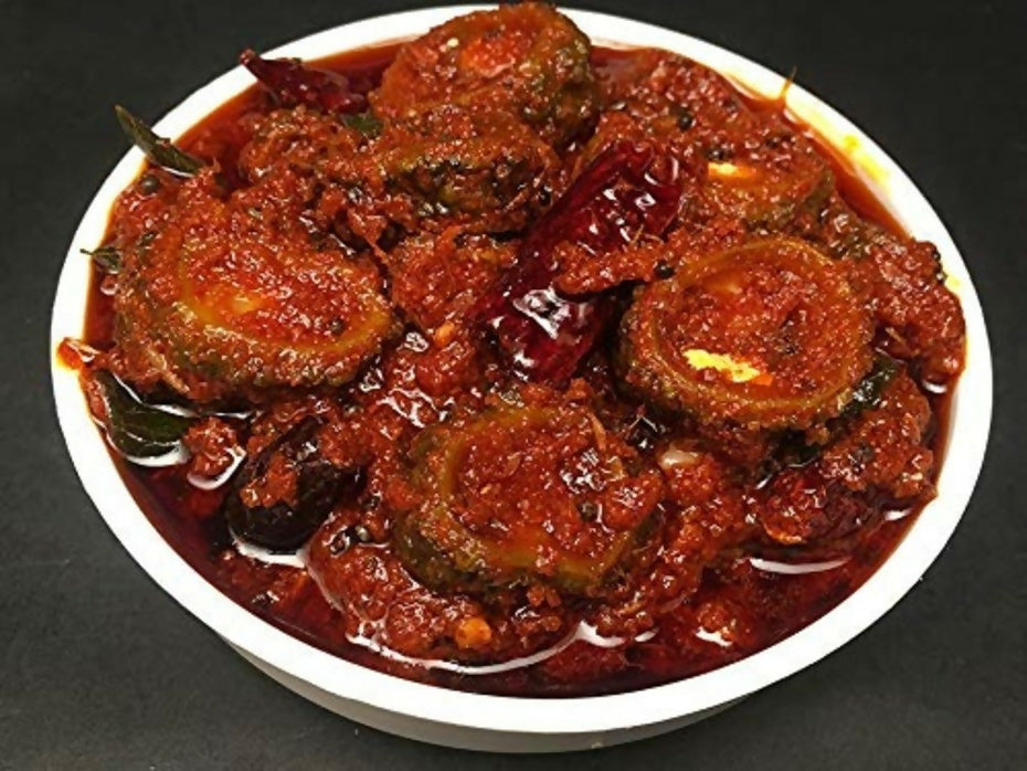 konaseema Kakarakaya (Bitter Gourd) Pickle - Grab2buy