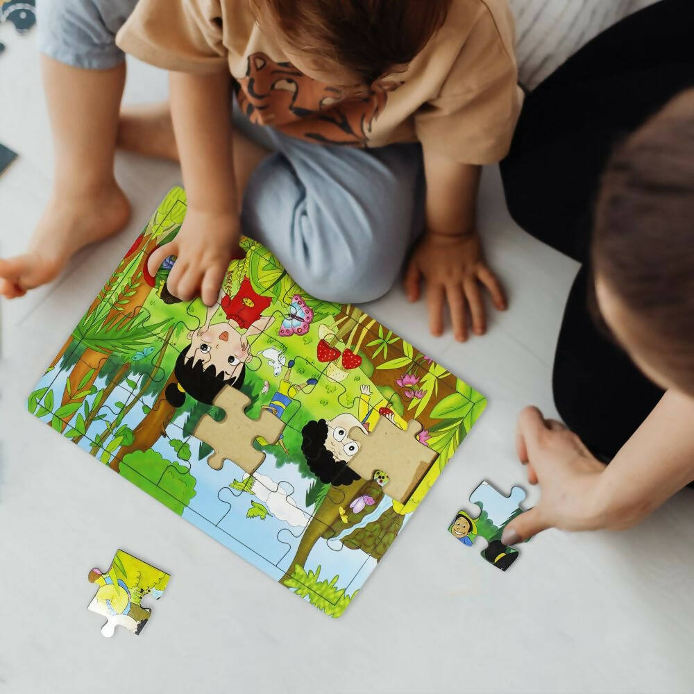 Matoyi Jigsaw Puzzles For Kids: Set of 3 Puzzles - Grab2buy