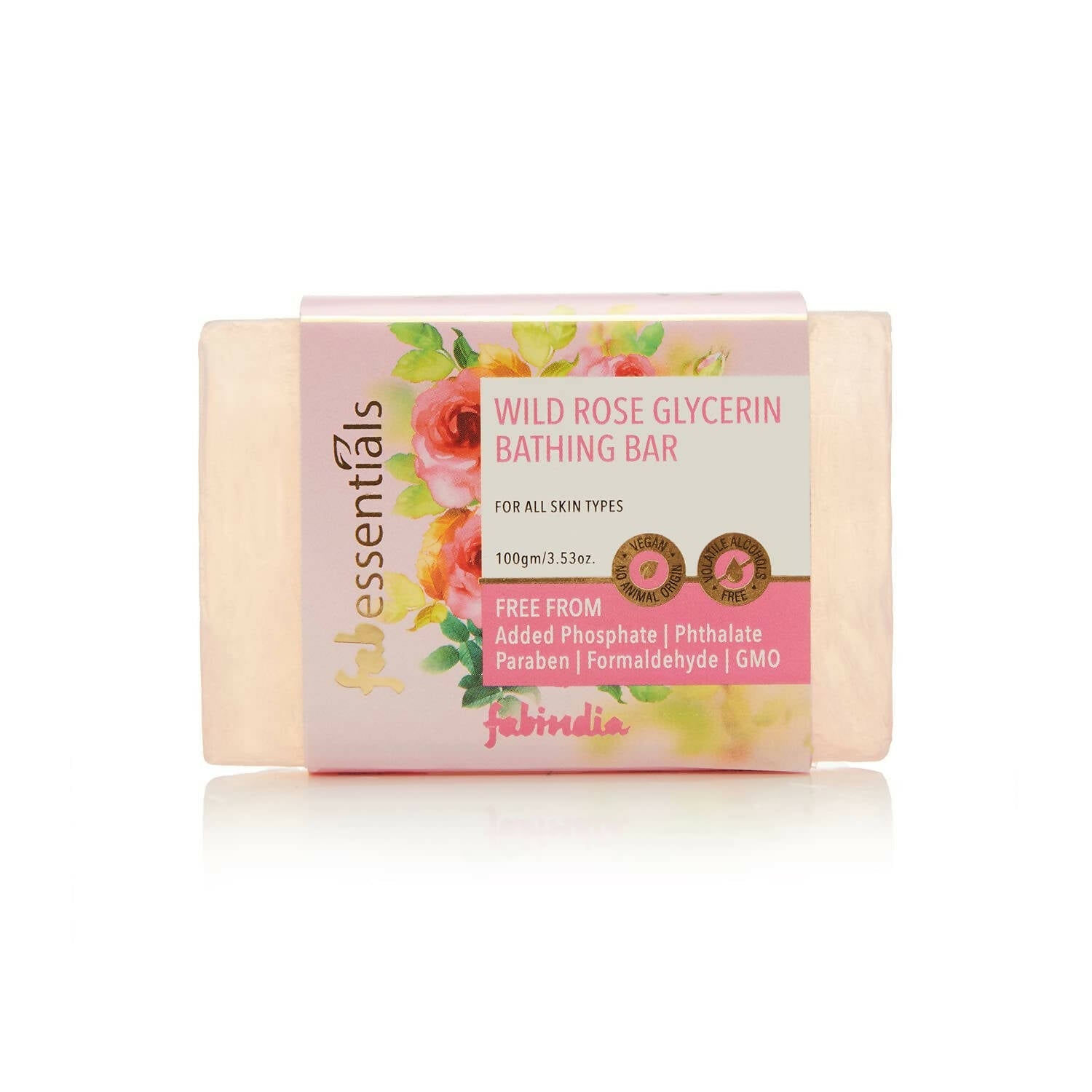 Fabessentials Assorted Glycerin Bathing Bars Combo - Wild Rose, Mint & Lemongrass - Grab2buy