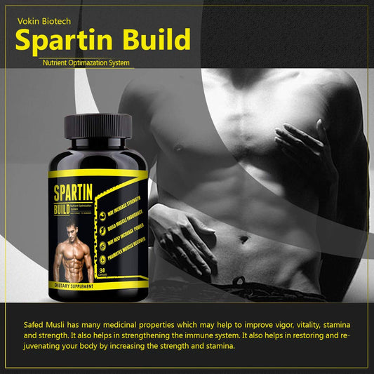 Vokin Biotech Spartin Build With Ashwagandha, Safed Musli and Shatavari Grab2Buy Vokin Biotech Grab2Buy