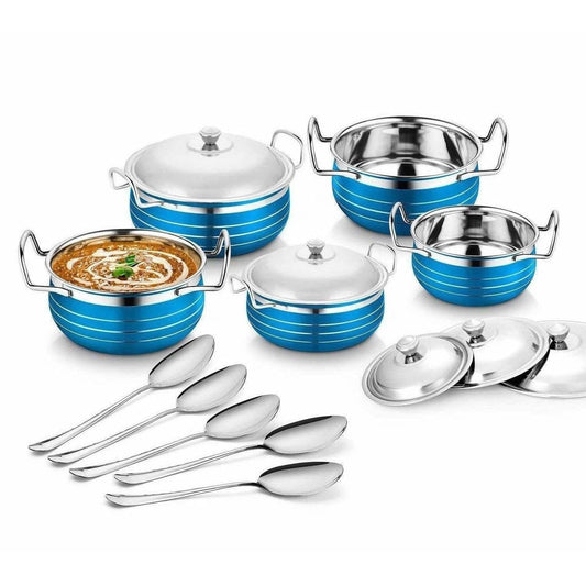 Stainless Steel Handi Copper Set (10-Pieces) - Grab2buy