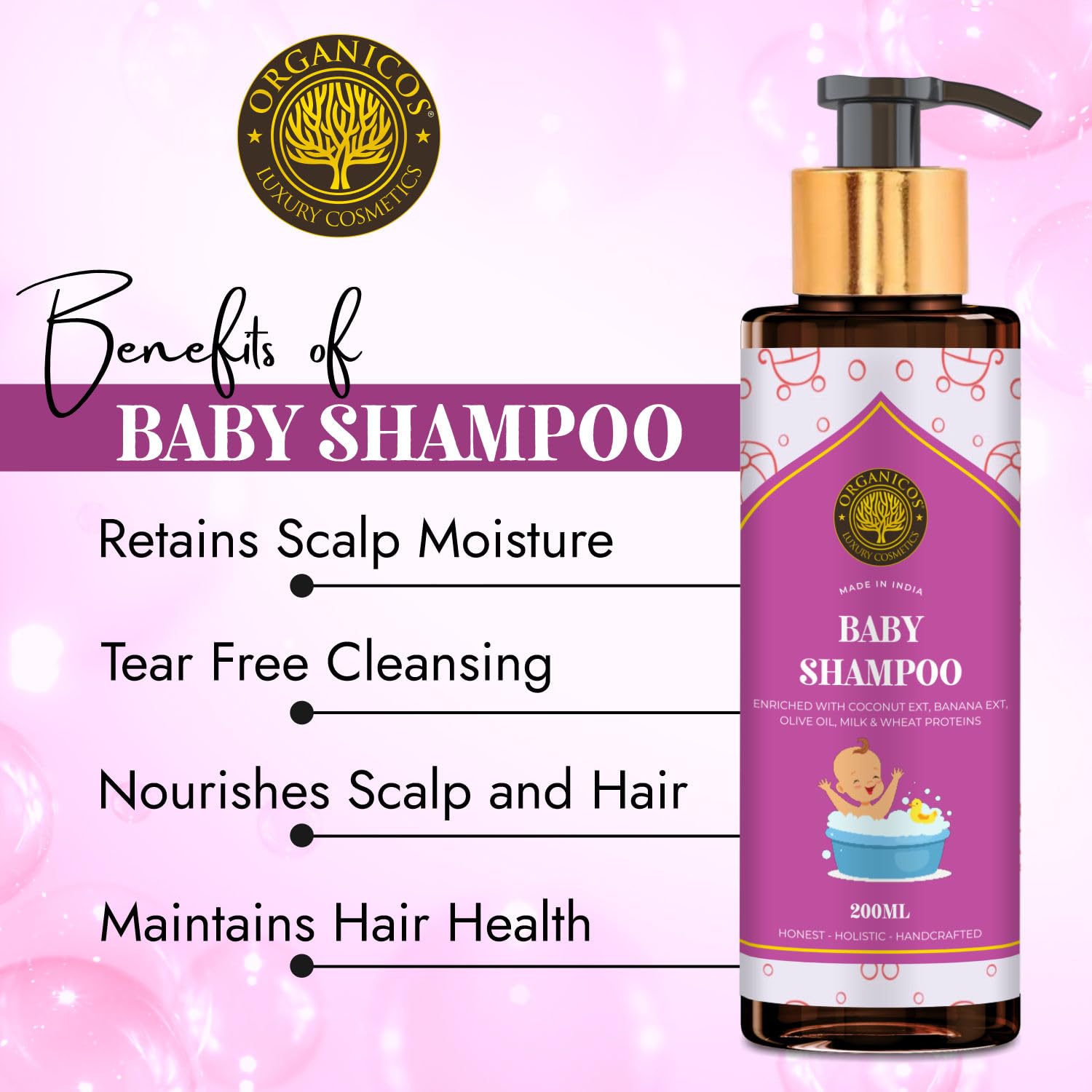 Organicos Baby No Tears Shampoo - Grab2buy