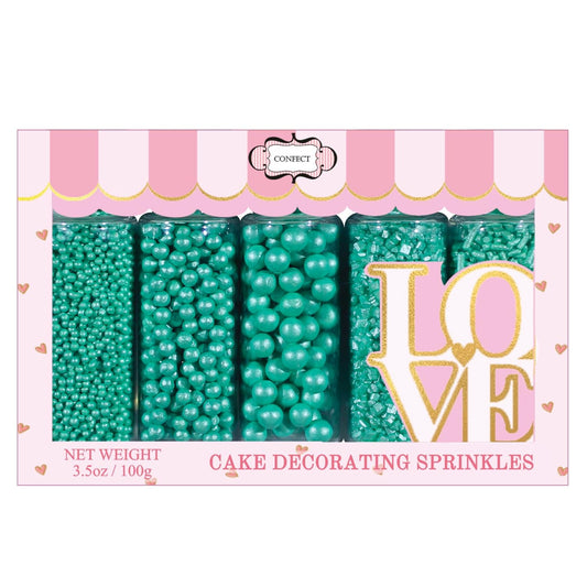 Confect Sprinkles for Cakes & Cupcakes Decoration | USP-12(Mint Green)