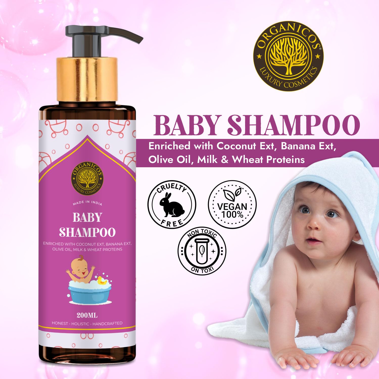 Organicos Baby No Tears Shampoo - Grab2buy