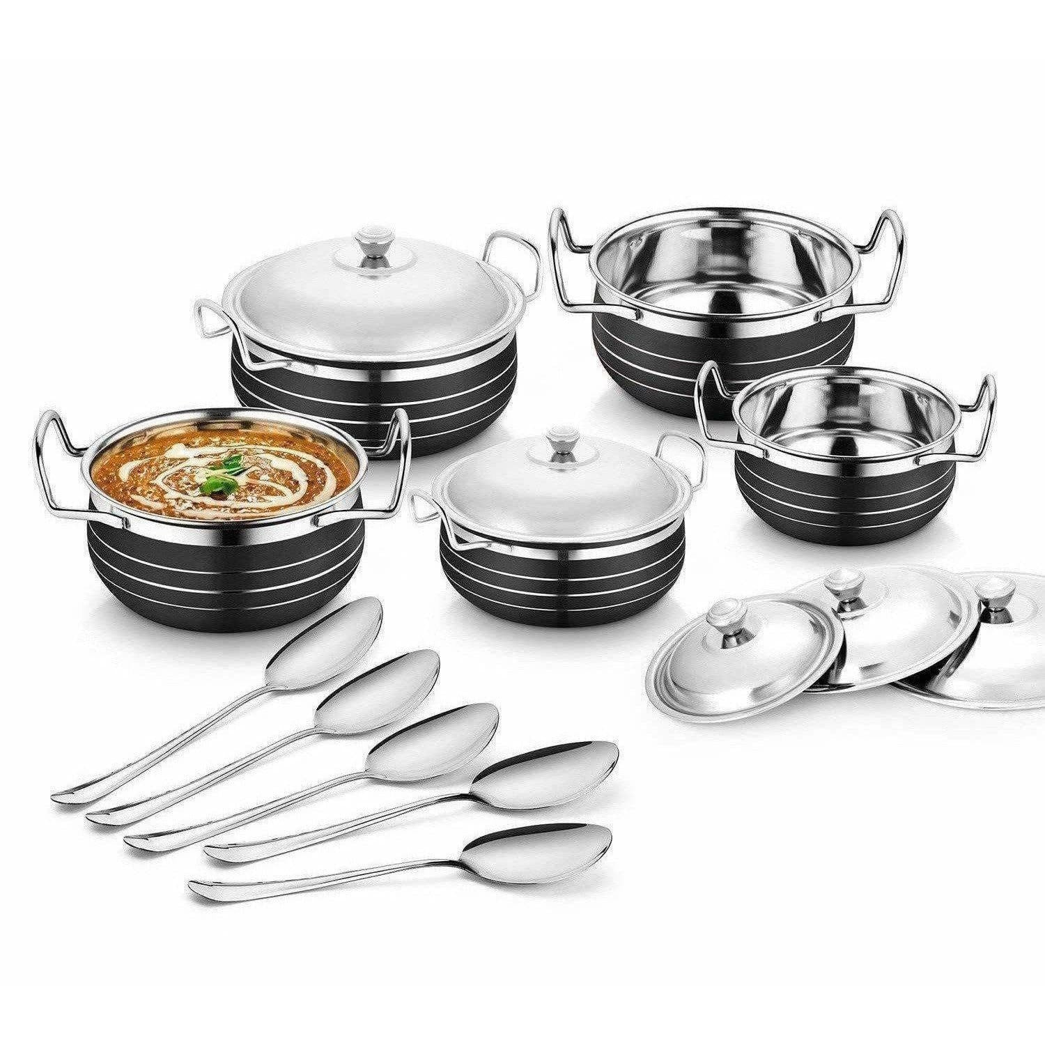 Stainless Steel Handi Copper Set (10-Pieces) - Grab2buy